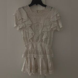 White LoveShackFancy dress, size petite!